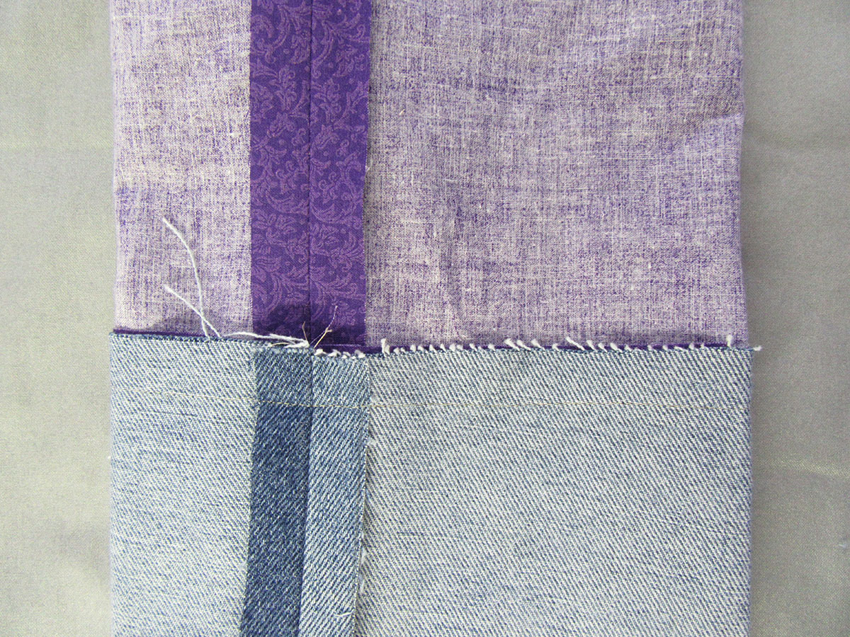 press towards cotton jean yoga bag tutorial weallsew blog
