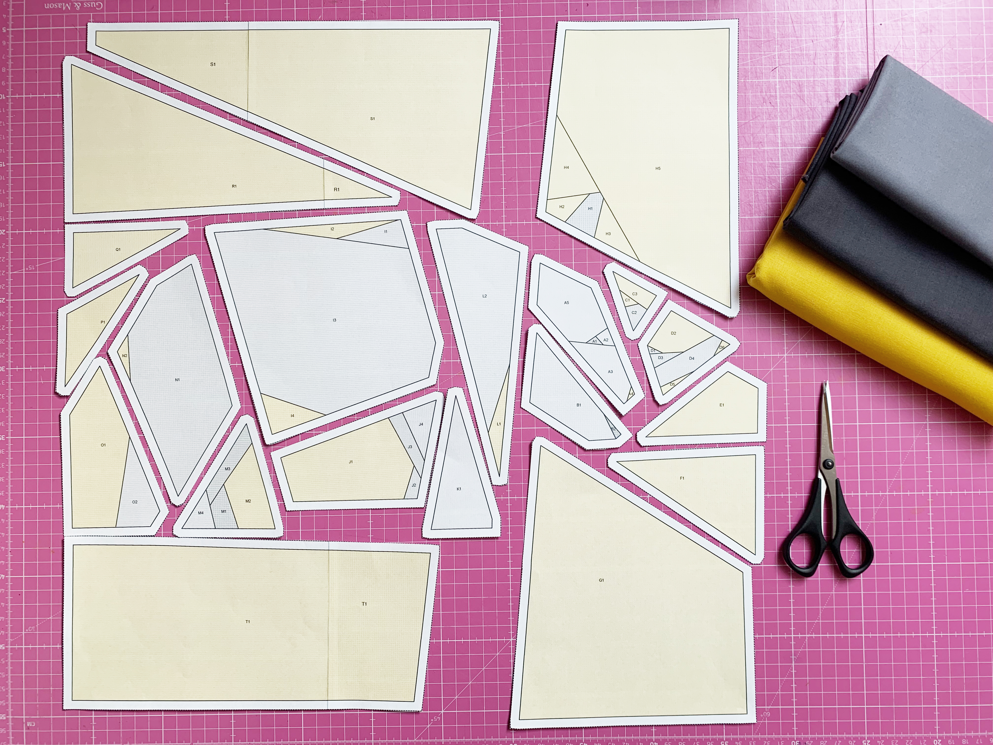 rhino quilt block pattern