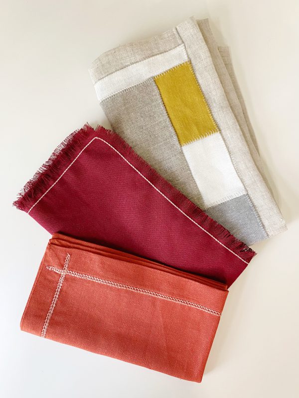 How to Make Napkins with an Overlocker: Three Ways