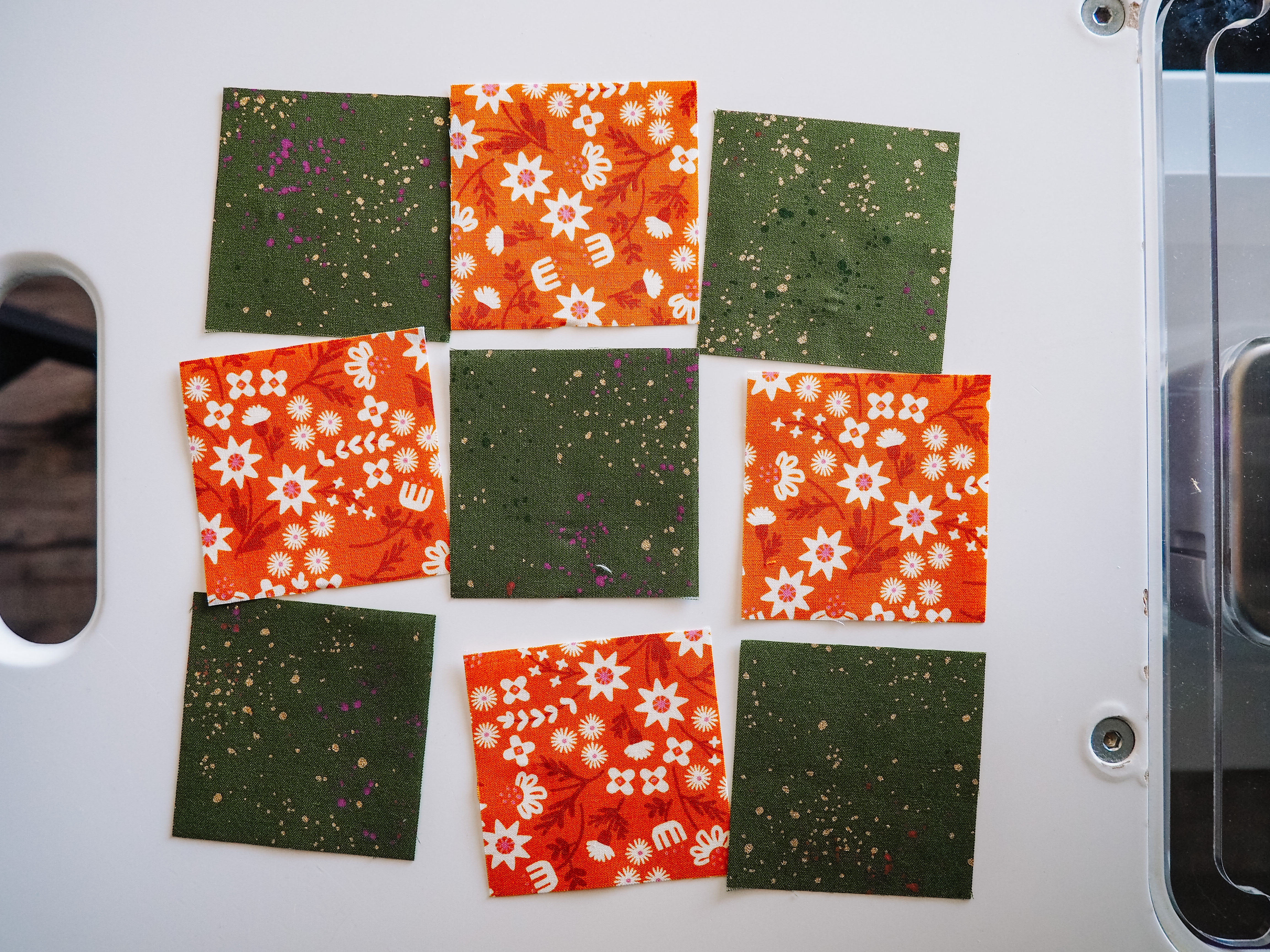 Picnic Quilt - Block layout