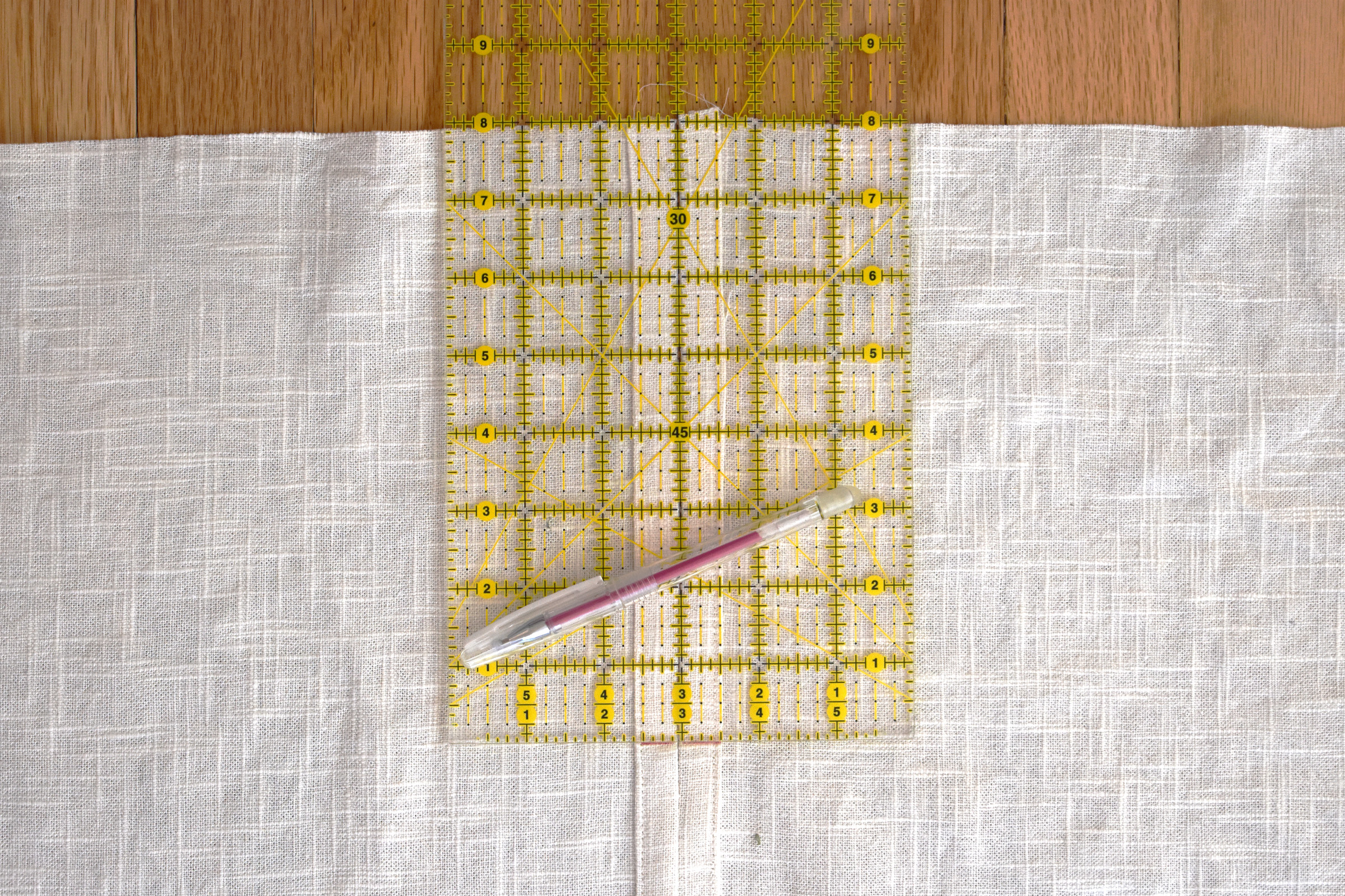 Japanese door curtain tutorial by Erika Mulvenna
