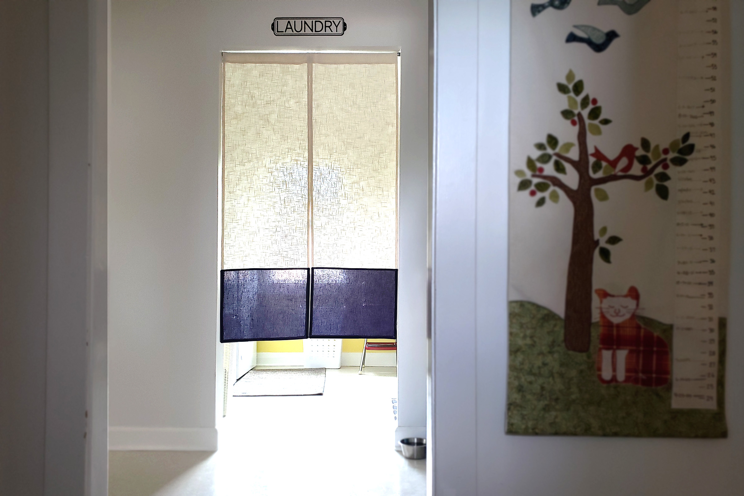 Japanese door curtain tutorial by Erika Mulvenna