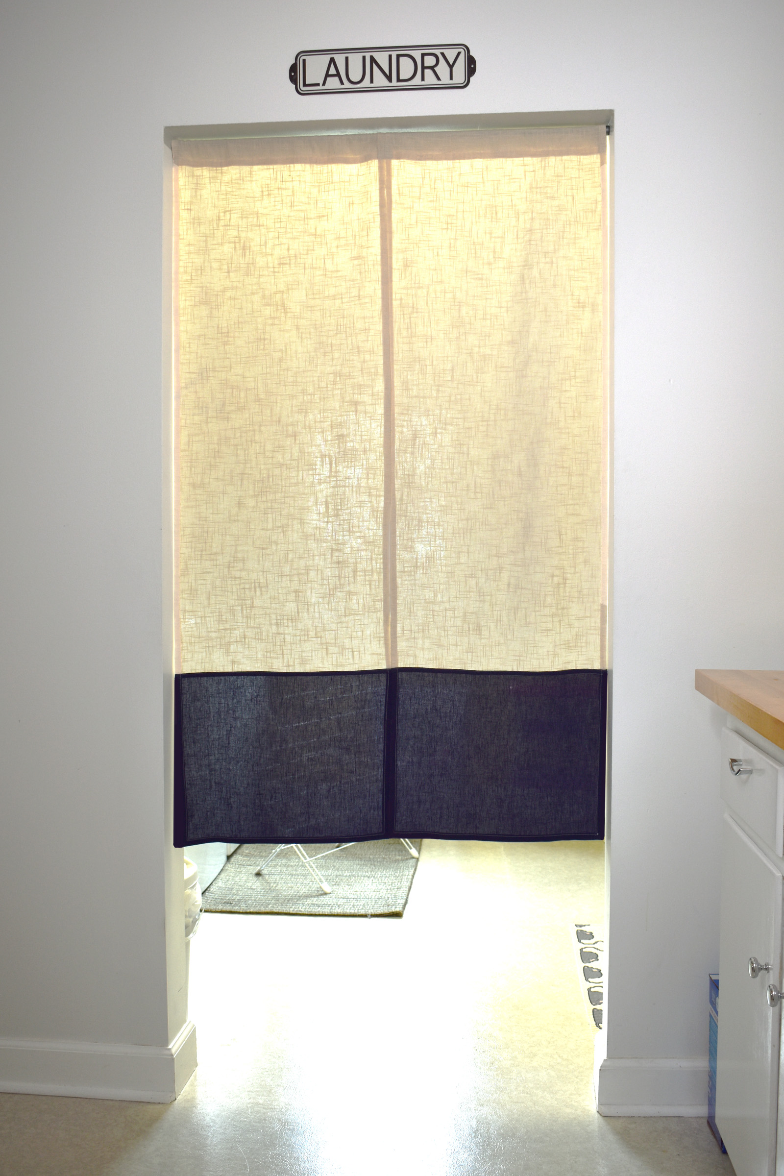 Japanese door curtain tutorial by Erika Mulvenna