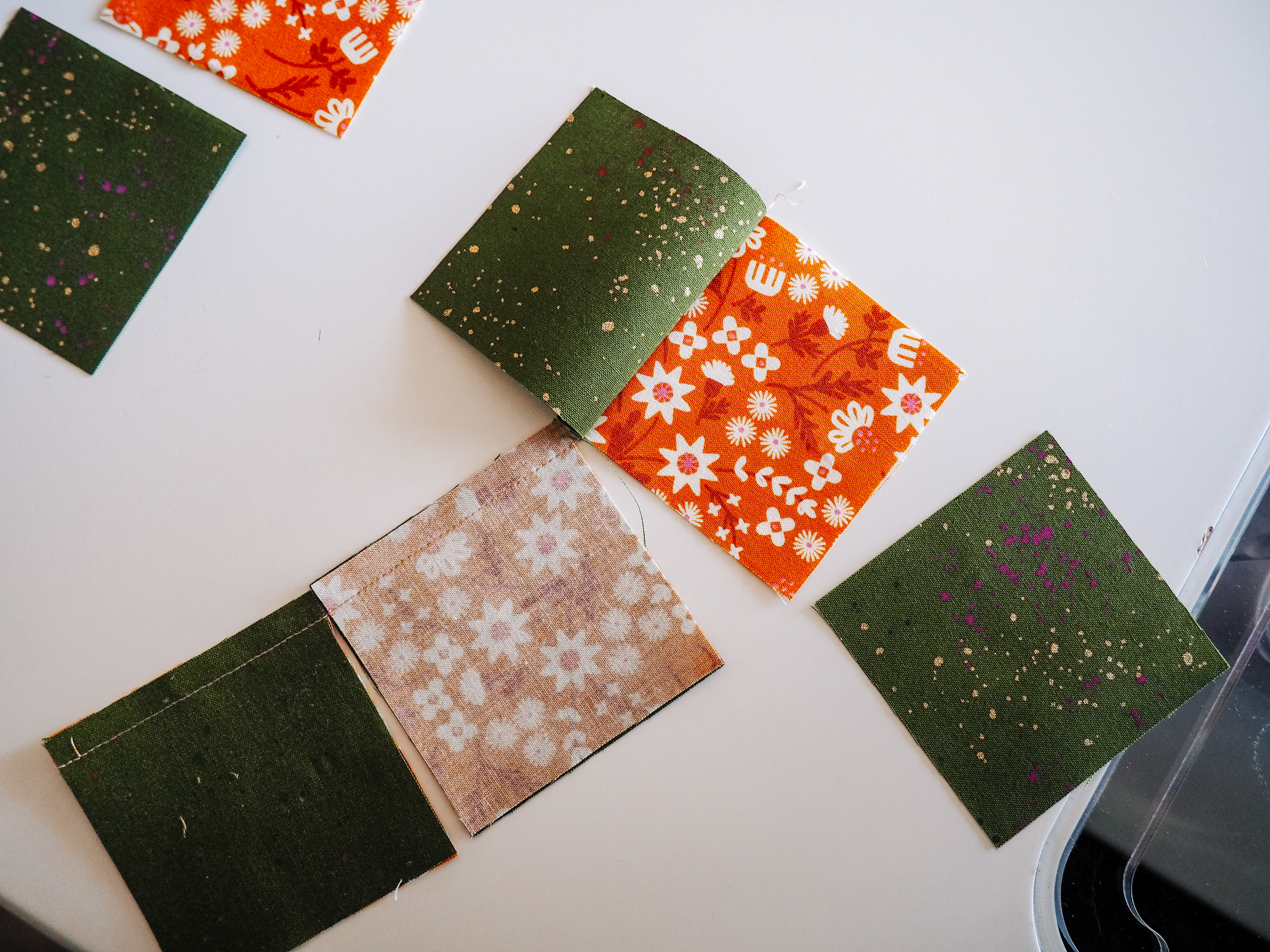 Picnic Quilt - Chain Piecing