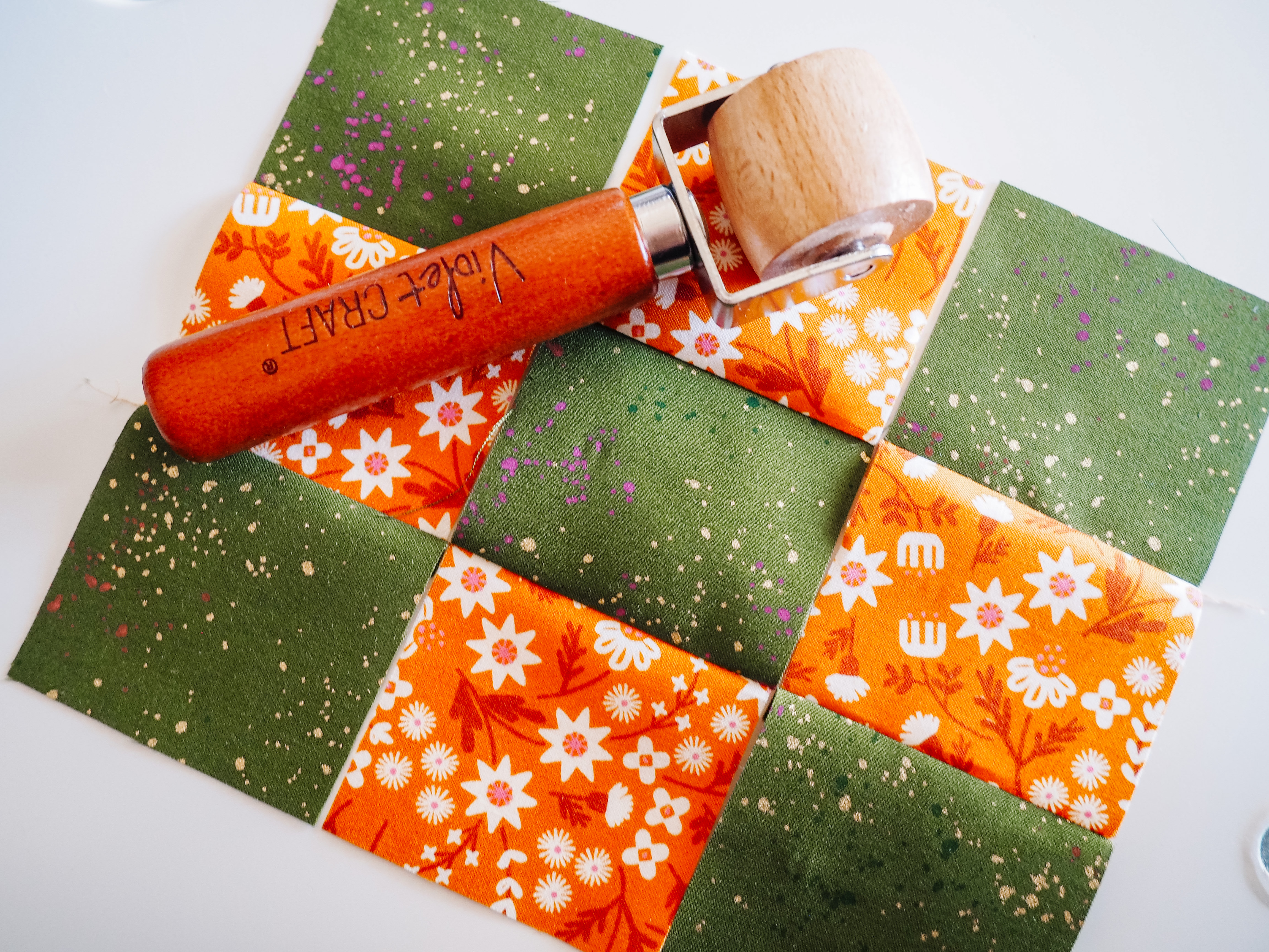 Picnic Quilt - Seam Roller