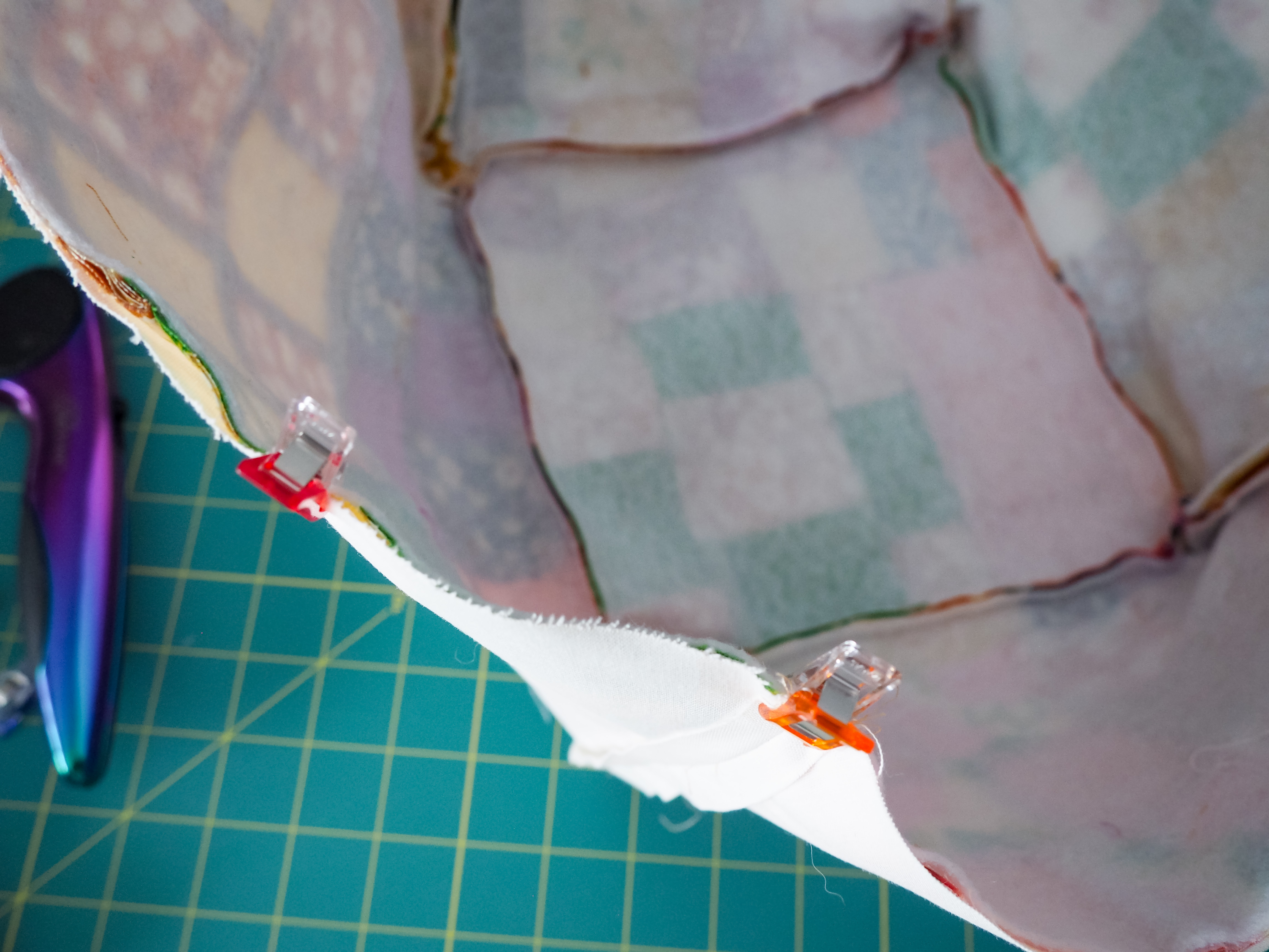 Picnic quilt - Basket liner 2
