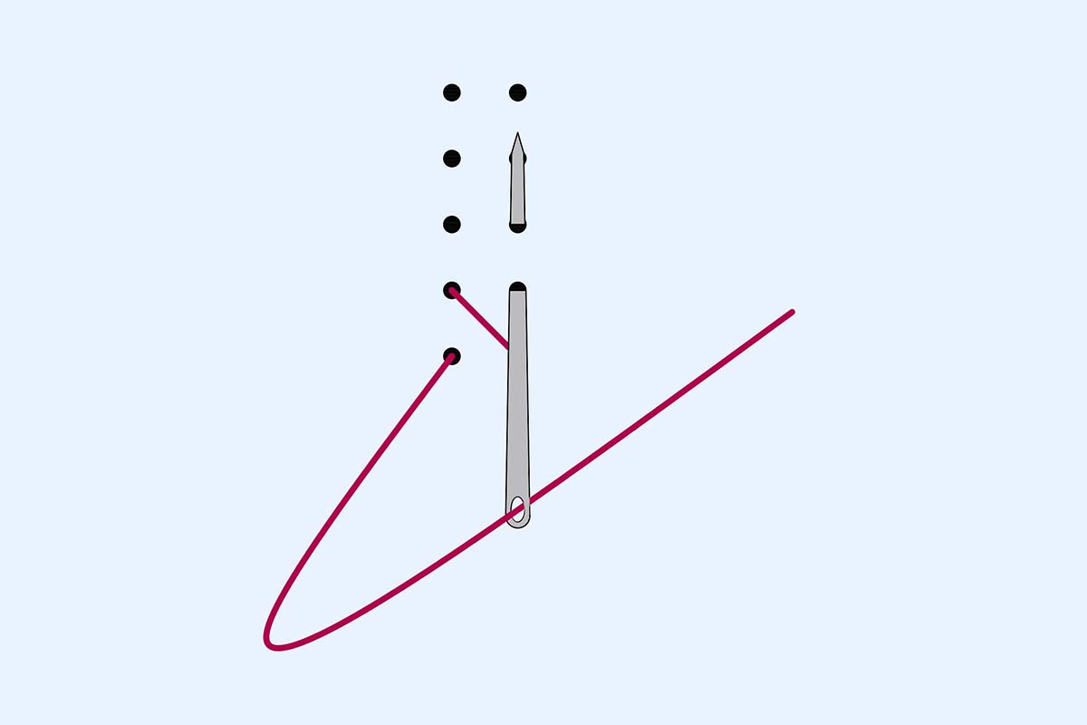 Straight Line Quilting Part 3- X-Stitch Figure 3