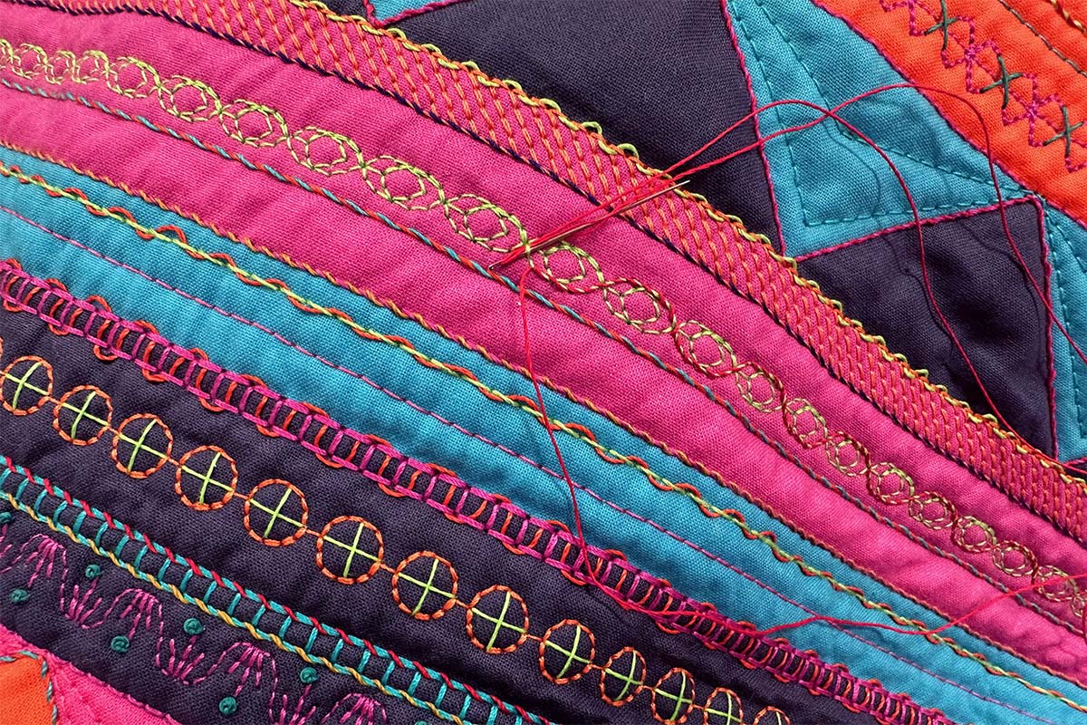 Straight Line Quilting Part 3 Whip Stitching Stitch 770
