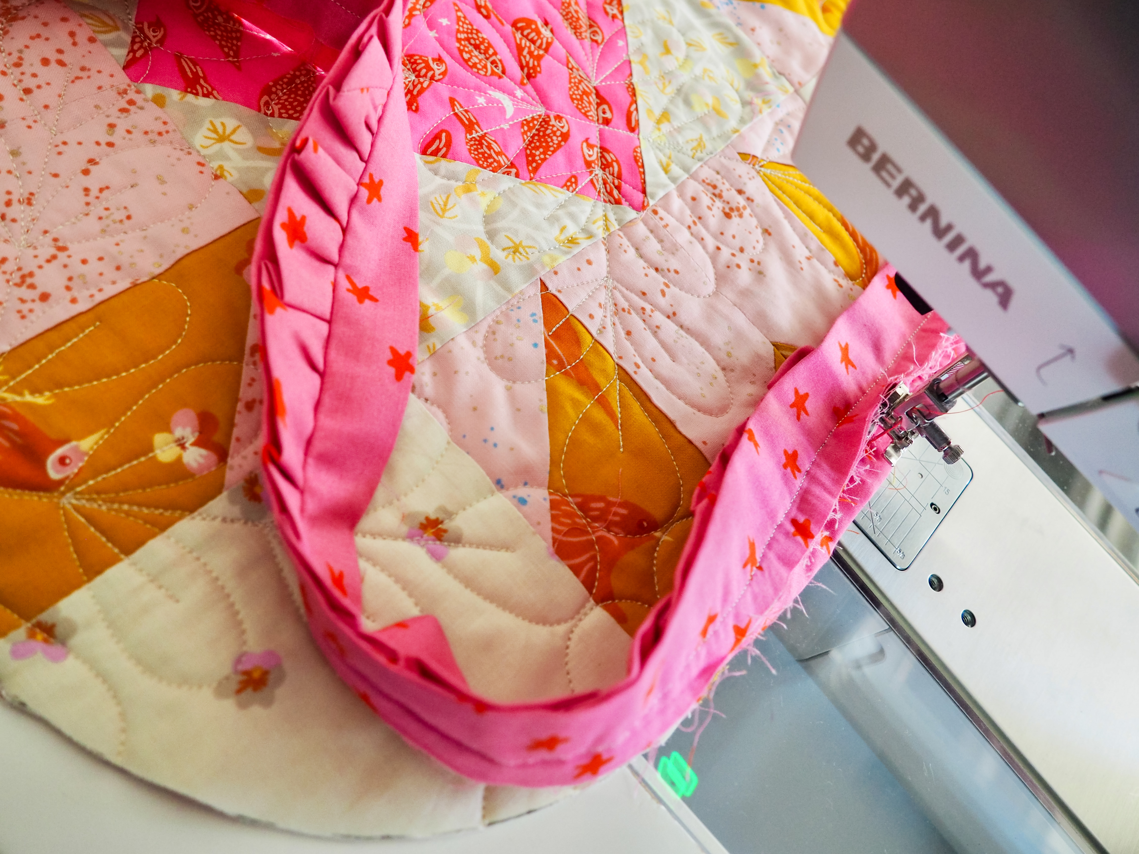 Ruffle Binding Tutorial - Round Corners