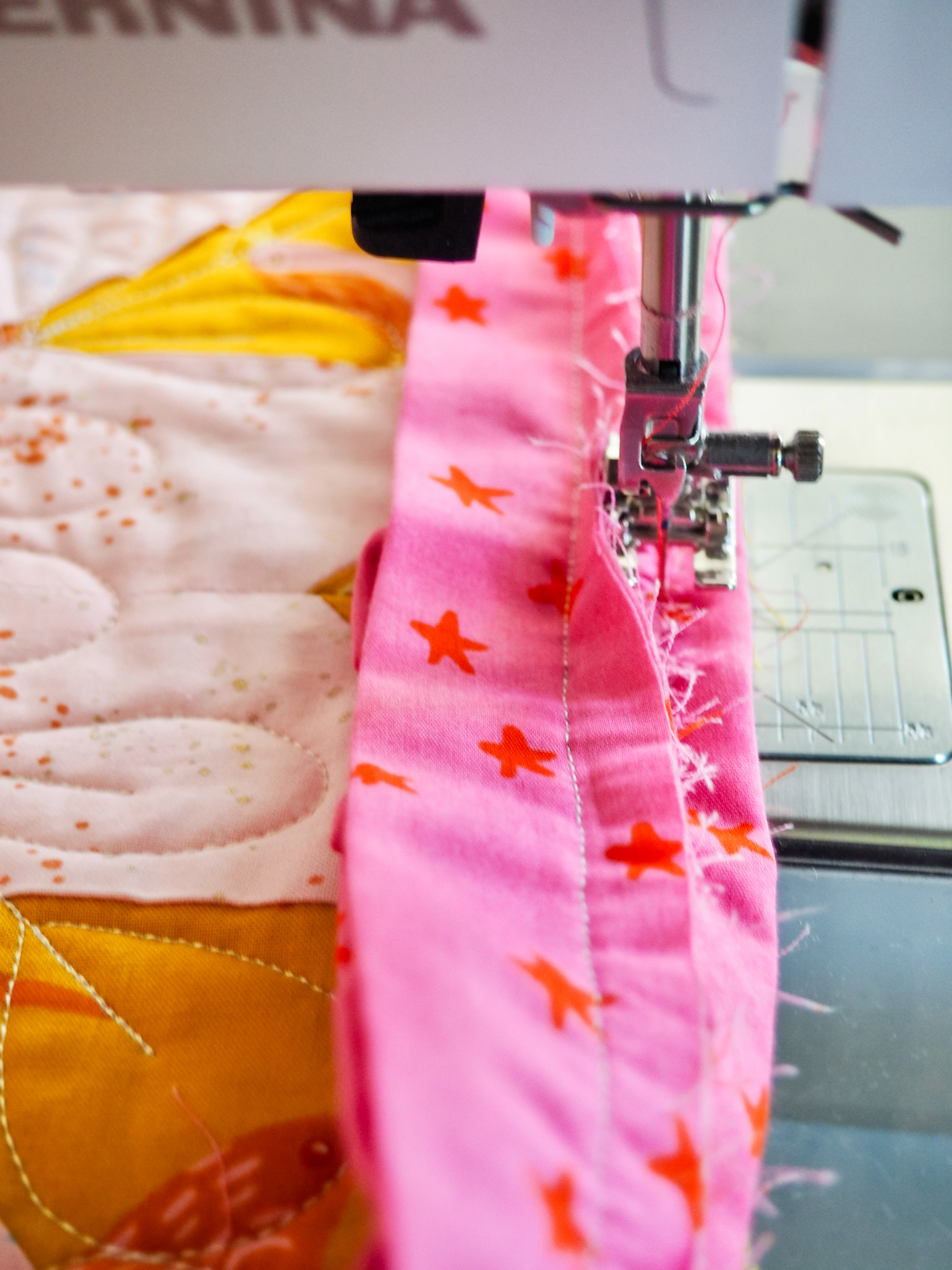 Ruffle Binding Tutorial - Attach Binding