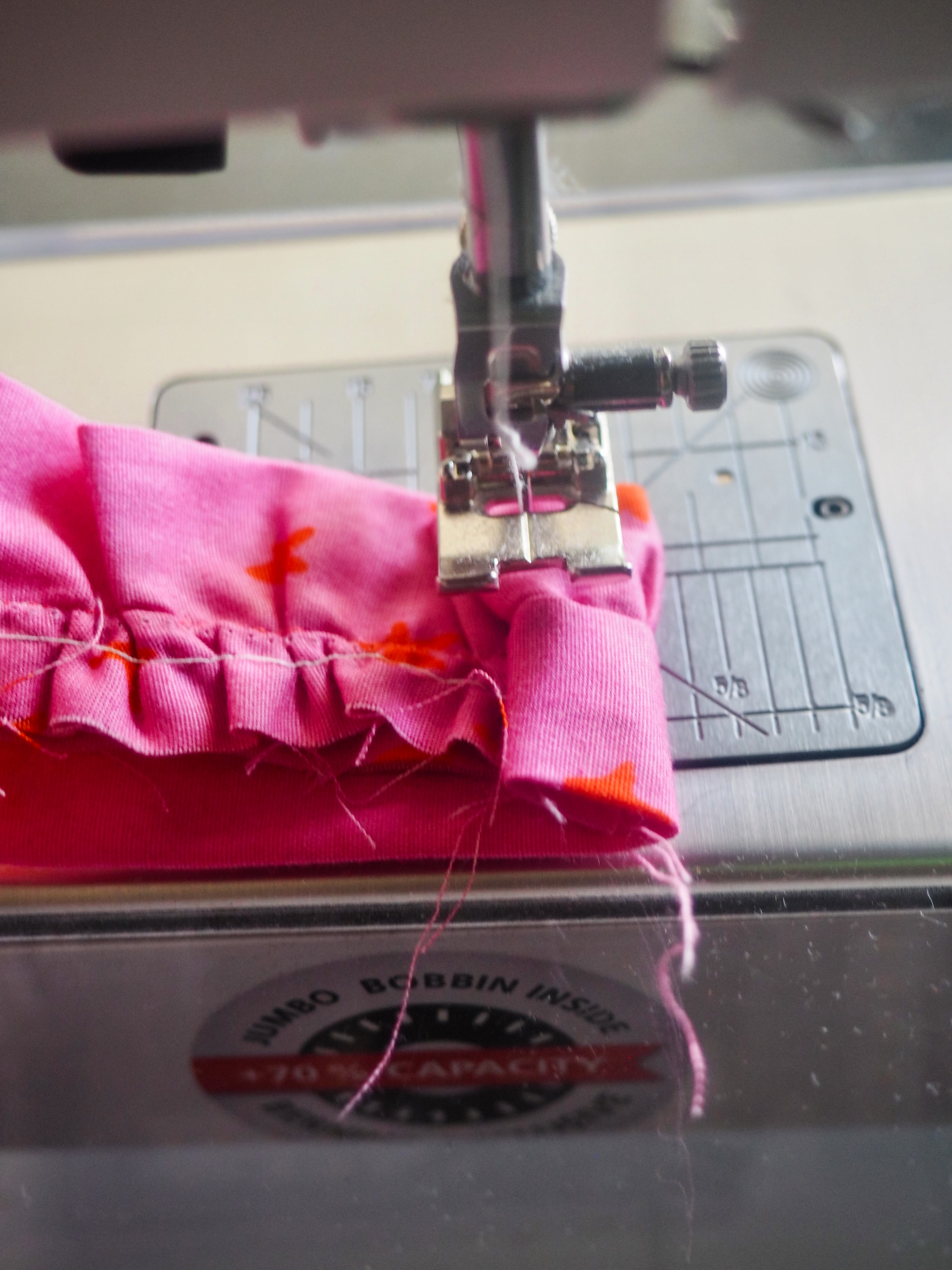 Ruffle Binding Tutorial - Stitch Short End