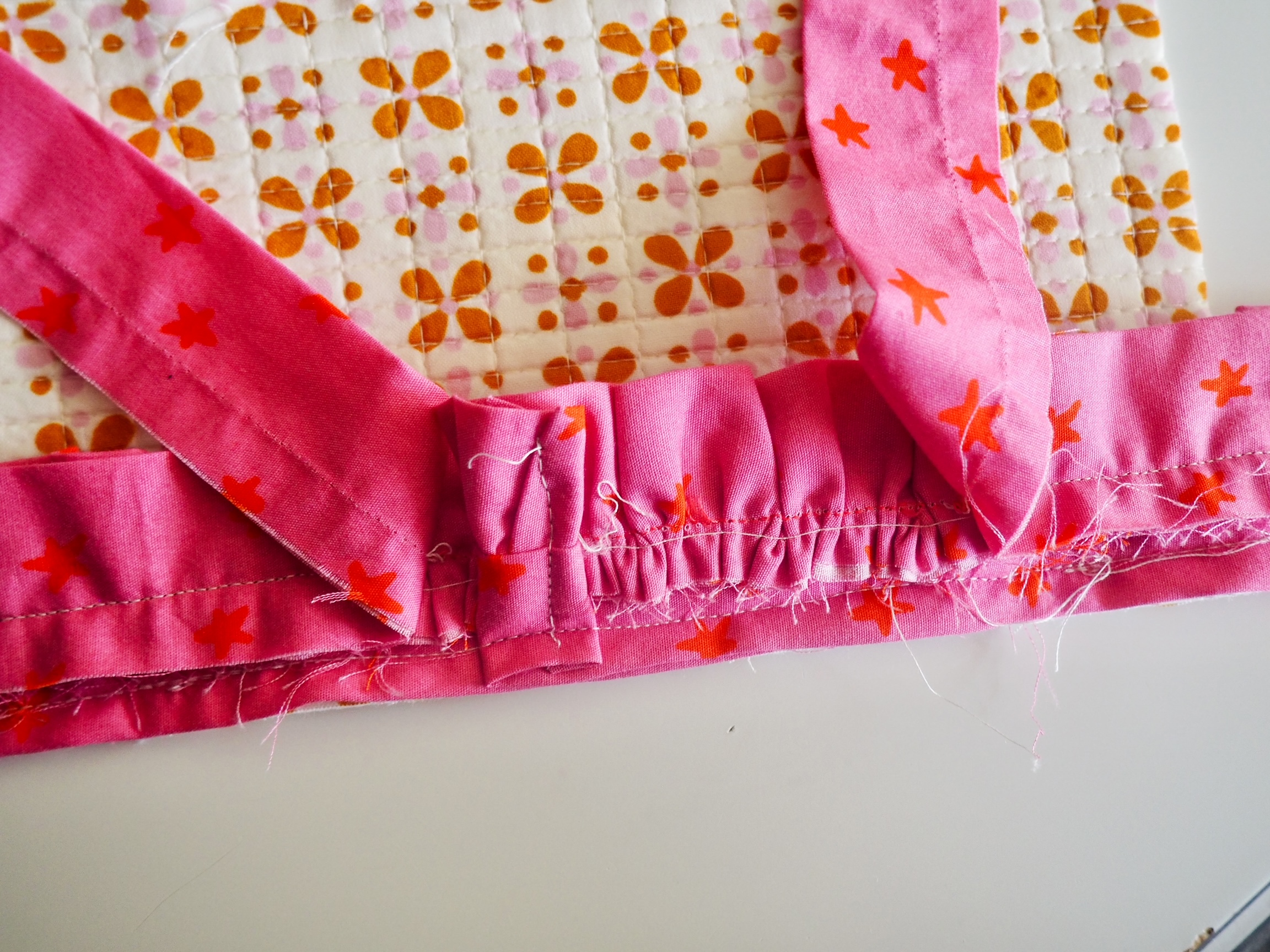 Ruffle Binding Tutorial - Sew Ruffle Tails