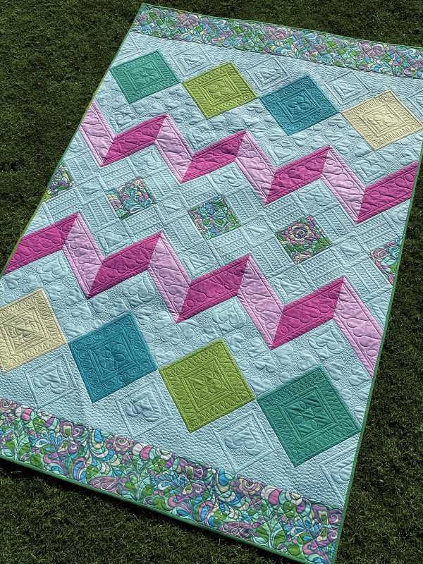 diamonds 2 quilt along