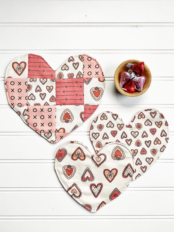 Valentine Mug Rug Sewing Tutorial