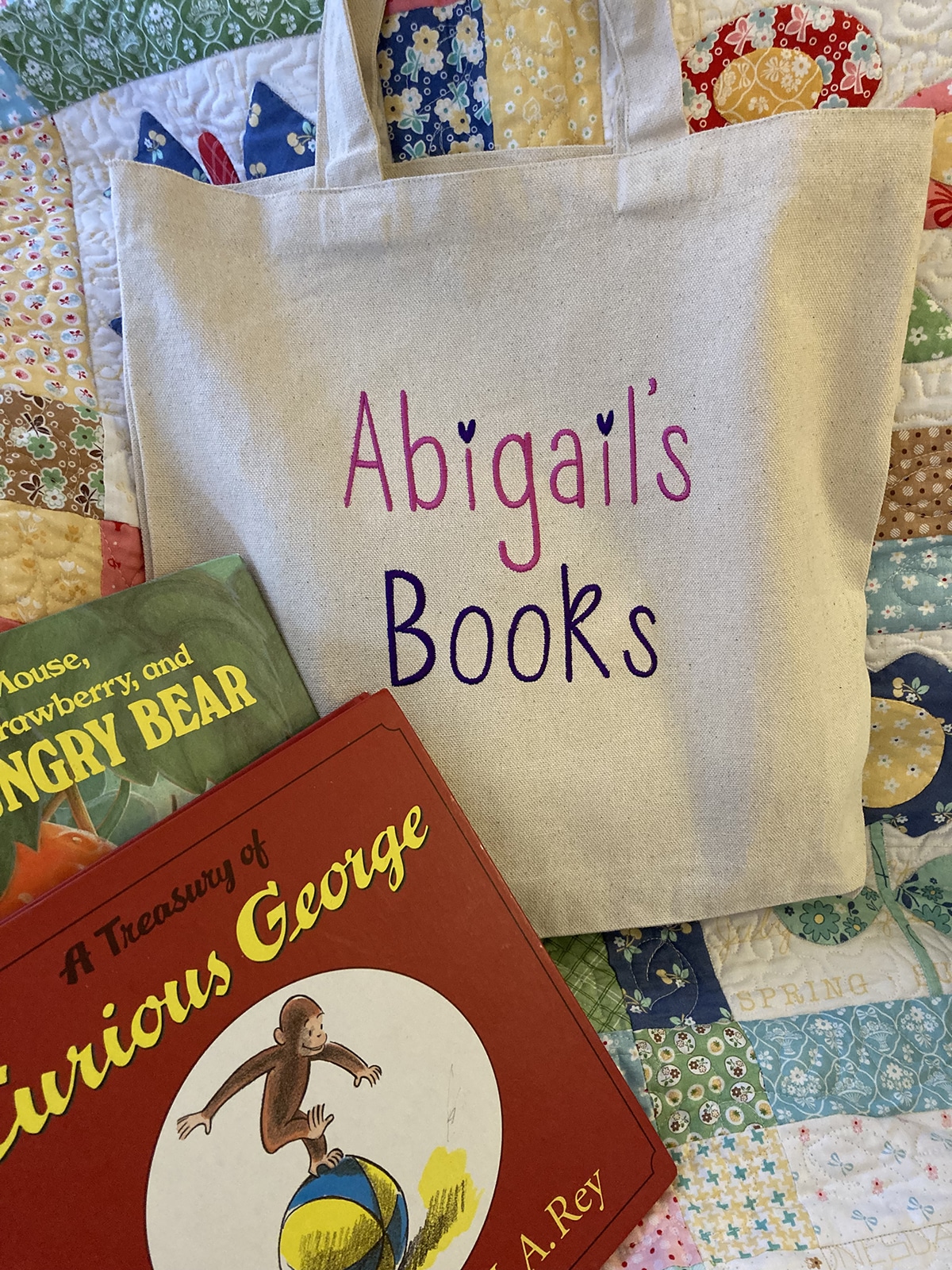 letter tote