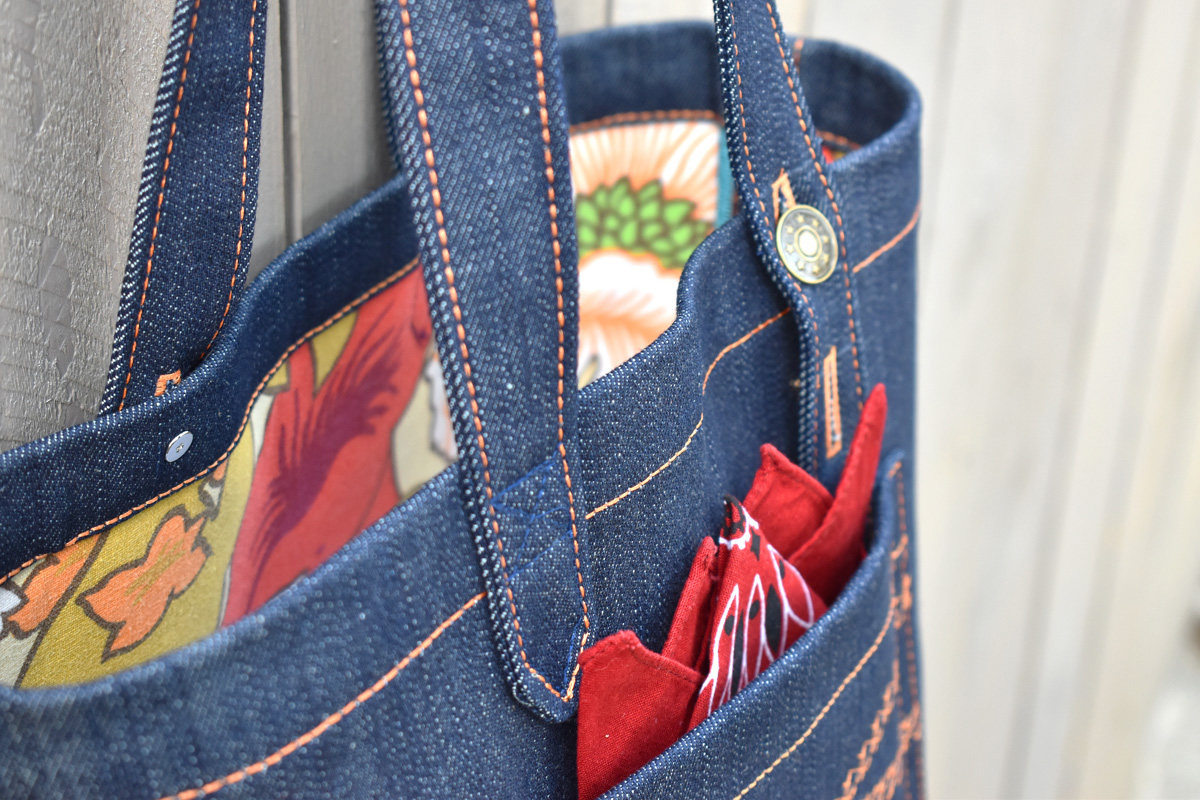 Denim Sewing Skill Builder Tote by Erika Mulvenna