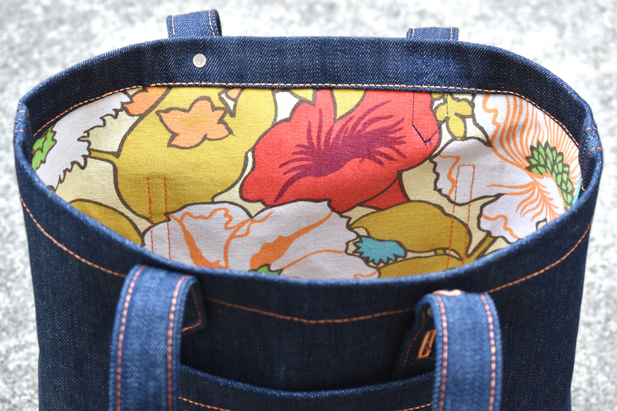 Denim Sewing Skill Builder Tote by Erika Mulvenna