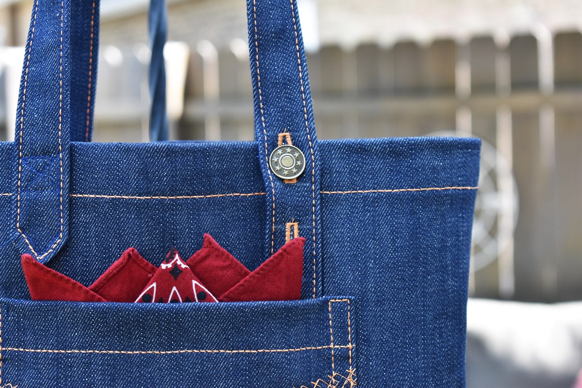 Denim Skill Builder Tote by Erika Mulvenna
