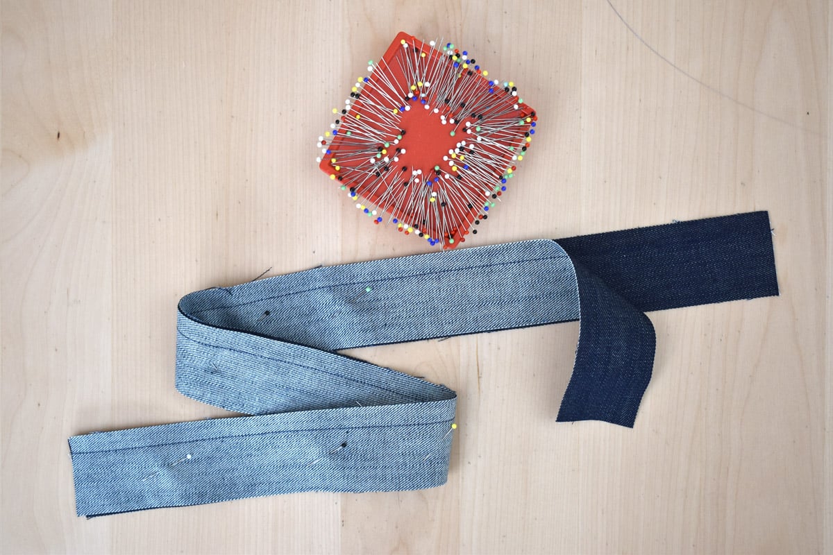 Denim Sewing Skill Builder Tote by Erika Mulvenna