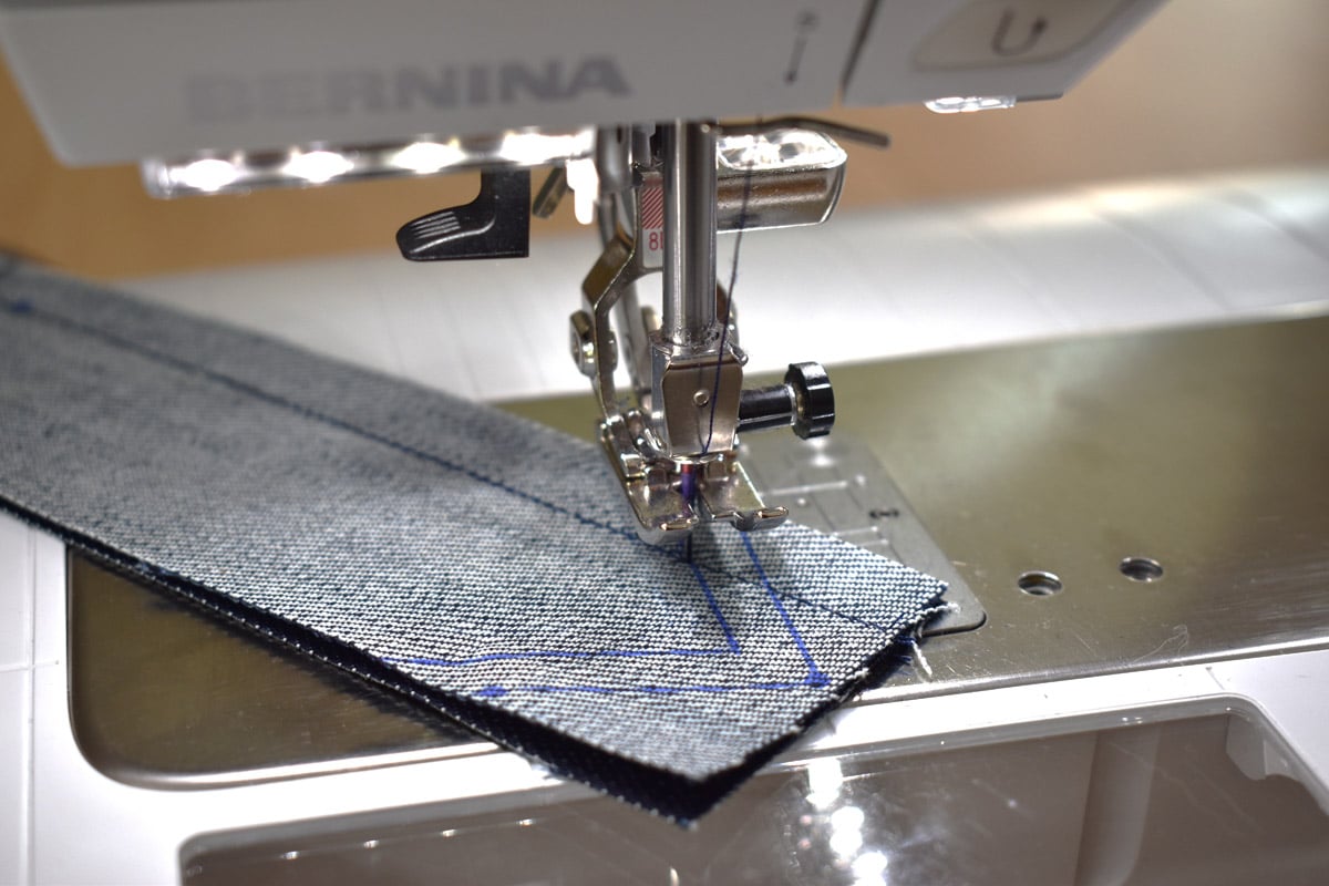 Denim Sewing Skill Builder Tote by Erika Mulvenna