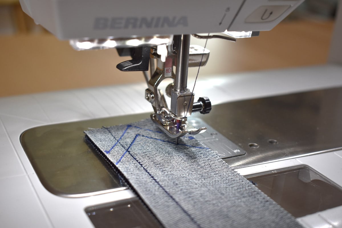 Denim Sewing Skill Builder Tote by Erika Mulvenna