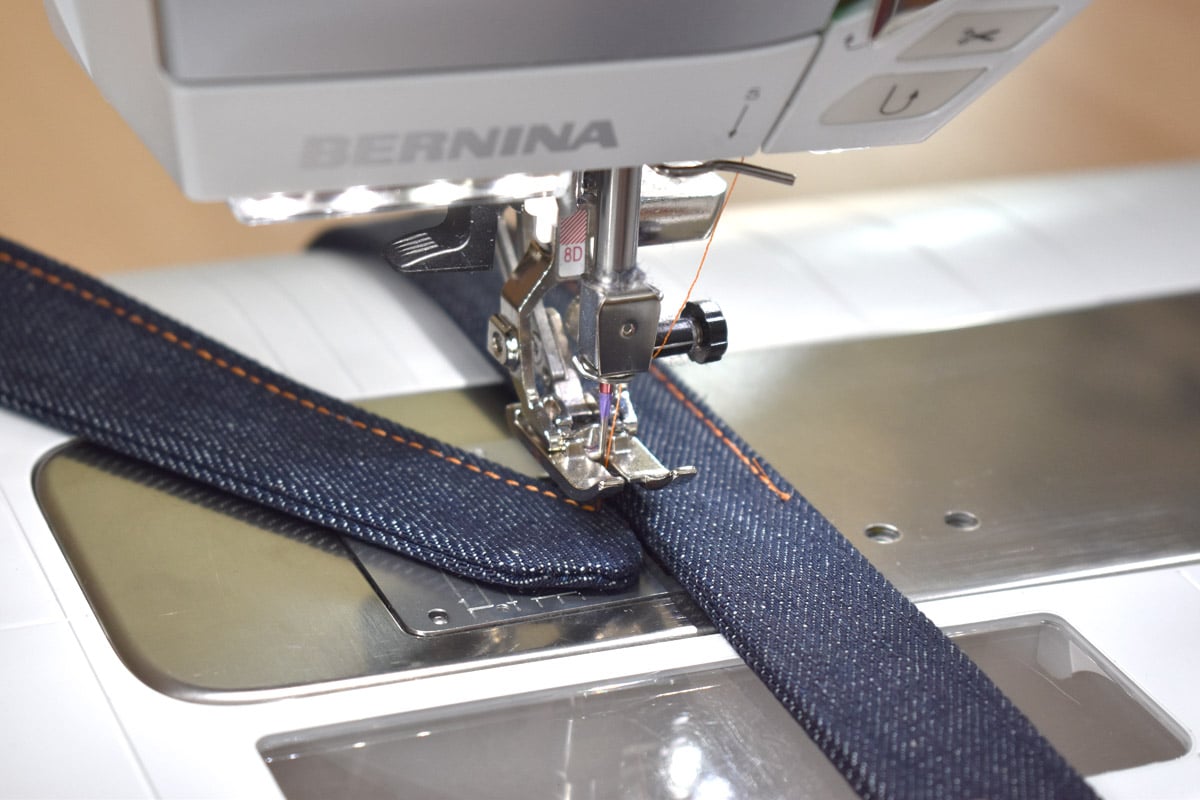 Denim Sewing Skill Builder Tote by Erika Mulvenna