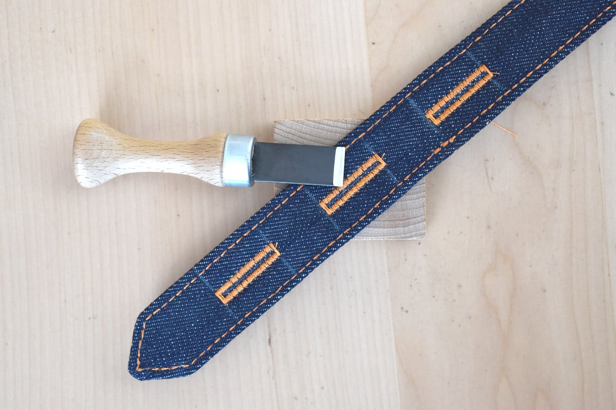 Cutter with Wooden Block