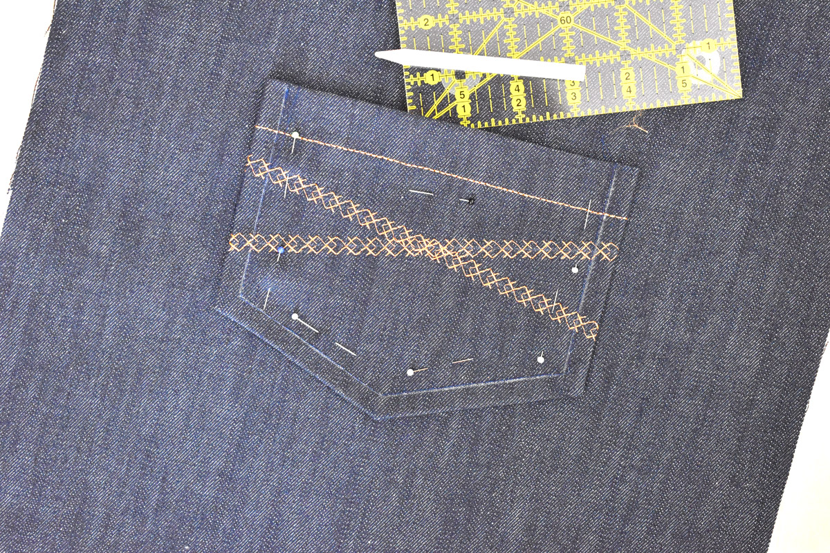 Denim Sewing Skill Builder Tote by Erika Mulvenna