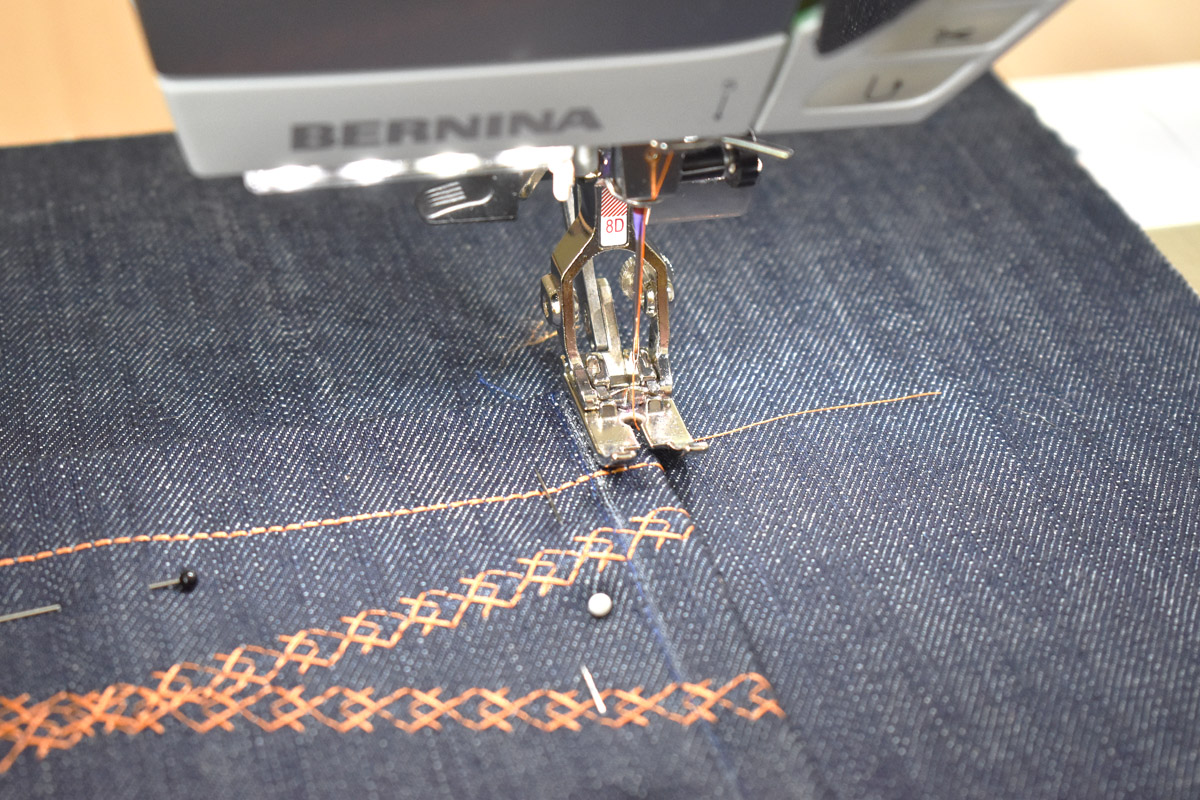 Denim Sewing Skill Builder Tote by Erika Mulvenna