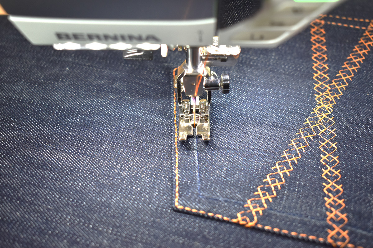 Denim Sewing Skill Builder Tote by Erika Mulvenna