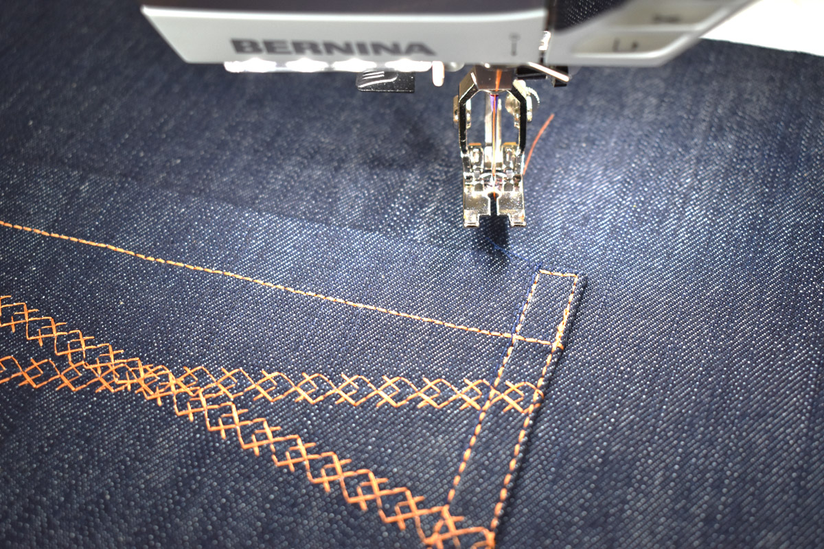 Denim Sewing Skill Builder Tote by Erika Mulvenna