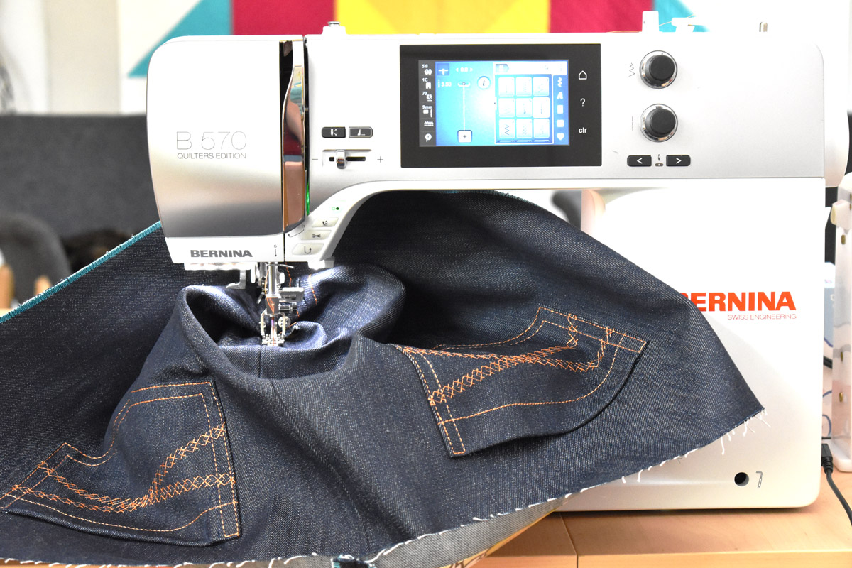 Denim Sewing Skill Builder Tote by Erika Mulvenna
