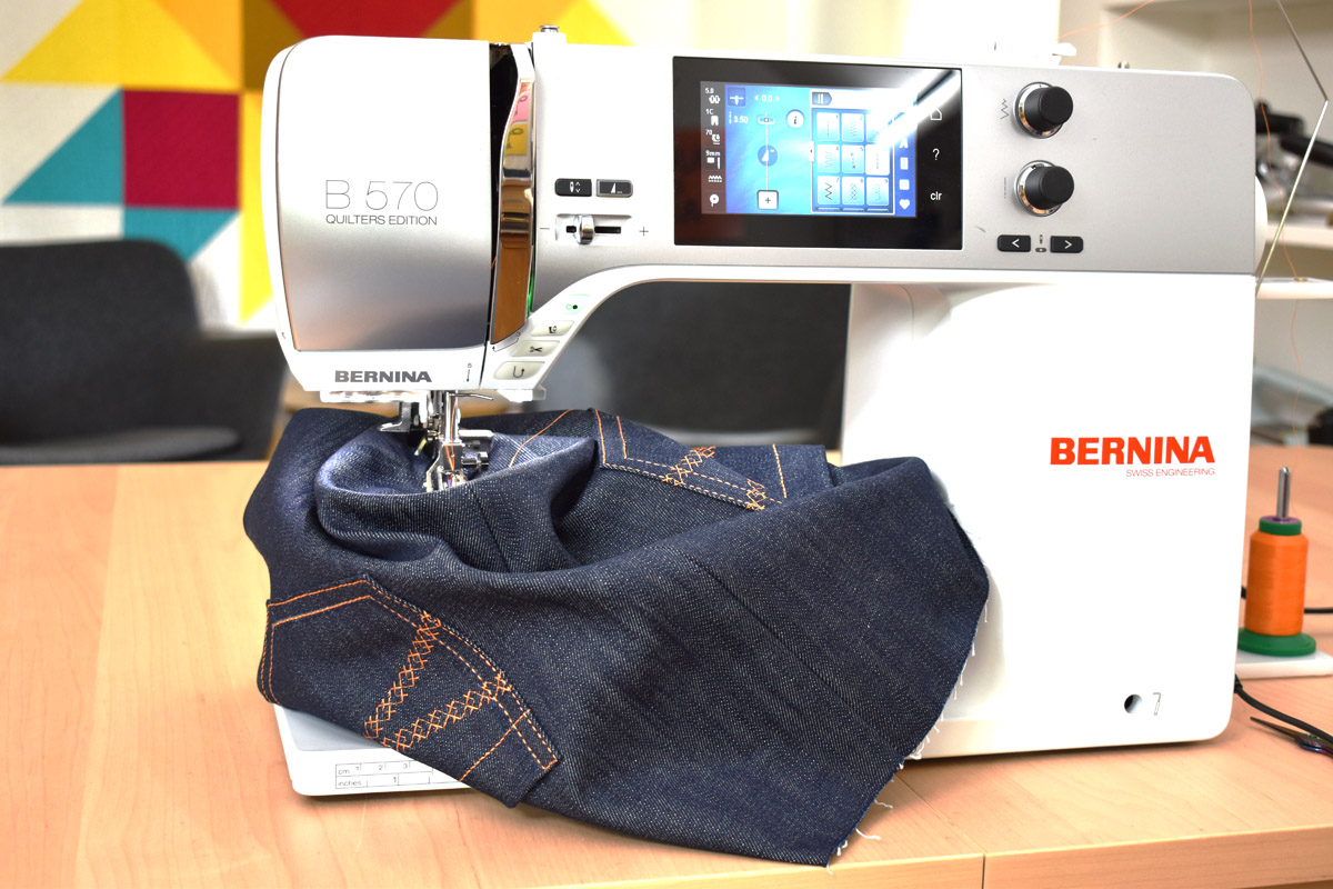 Denim Sewing Skill Builder Tote by Erika Mulvenna