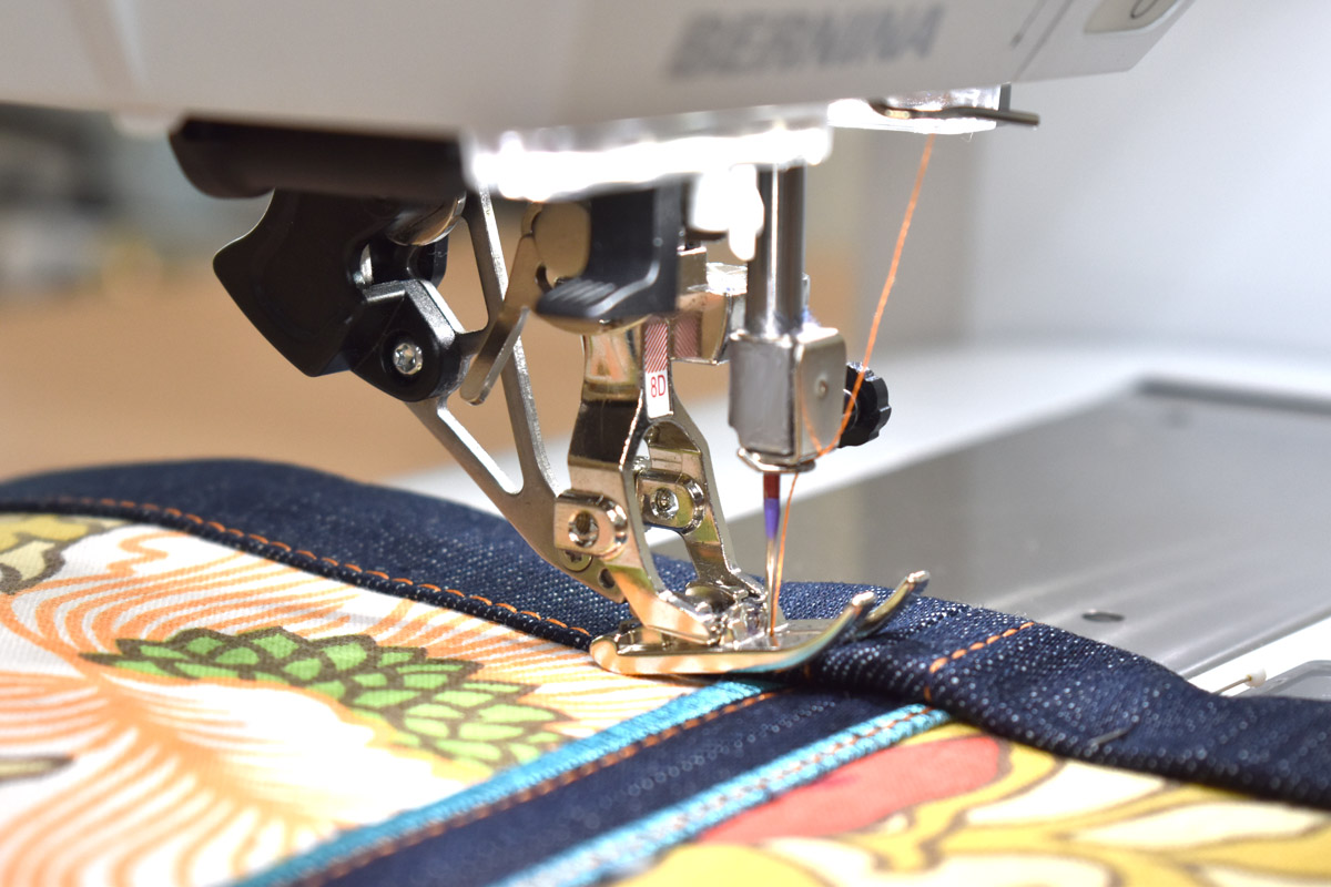 Denim Sewing Skill Builder Tote by Erika Mulvenna