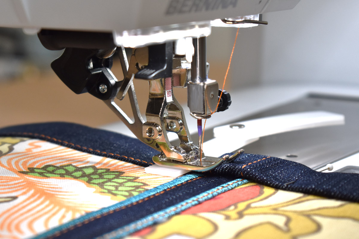Denim Sewing Skill Builder Tote by Erika Mulvenna
