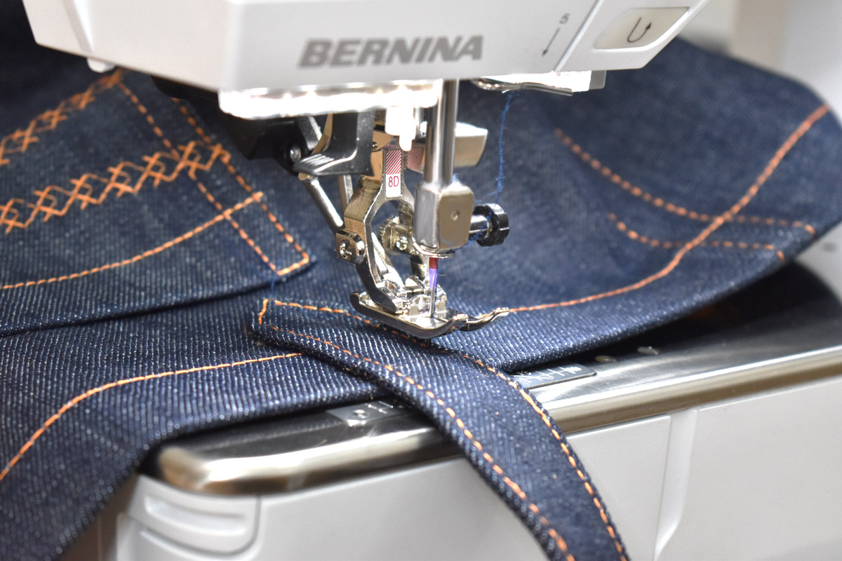 Denim Sewing Skill Builder Tote by Erika Mulvenna