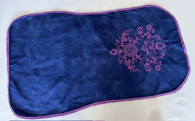The finished front