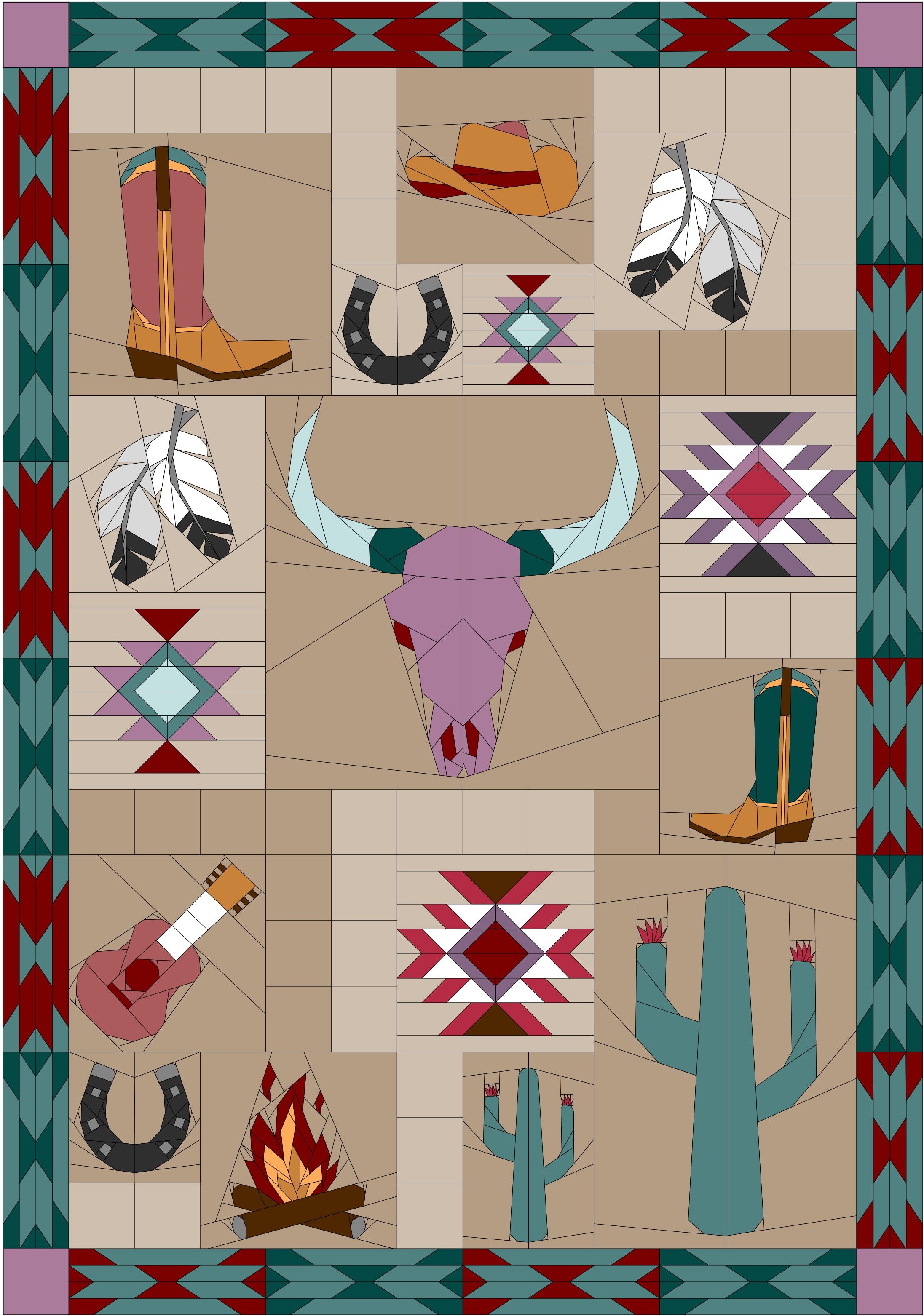 Southwest-Trail quilt pattern