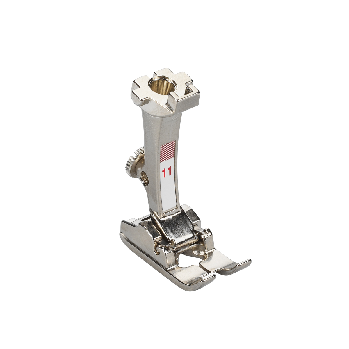 BERNINA Cordonnet Foot #11 presser foot with metal construction and red number "11" marking