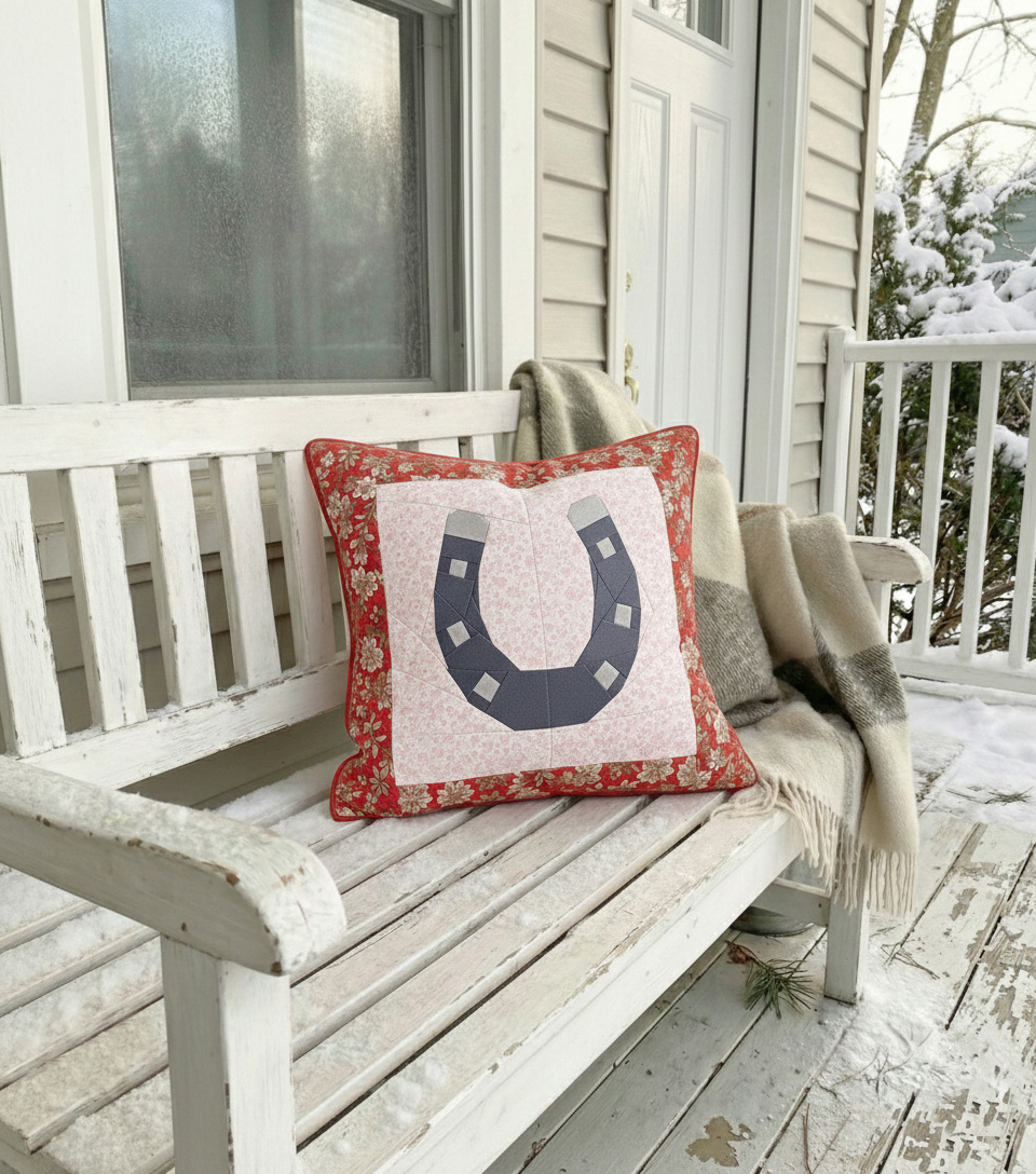 Horseshoe pillowcase pattern by Joe June and Mae