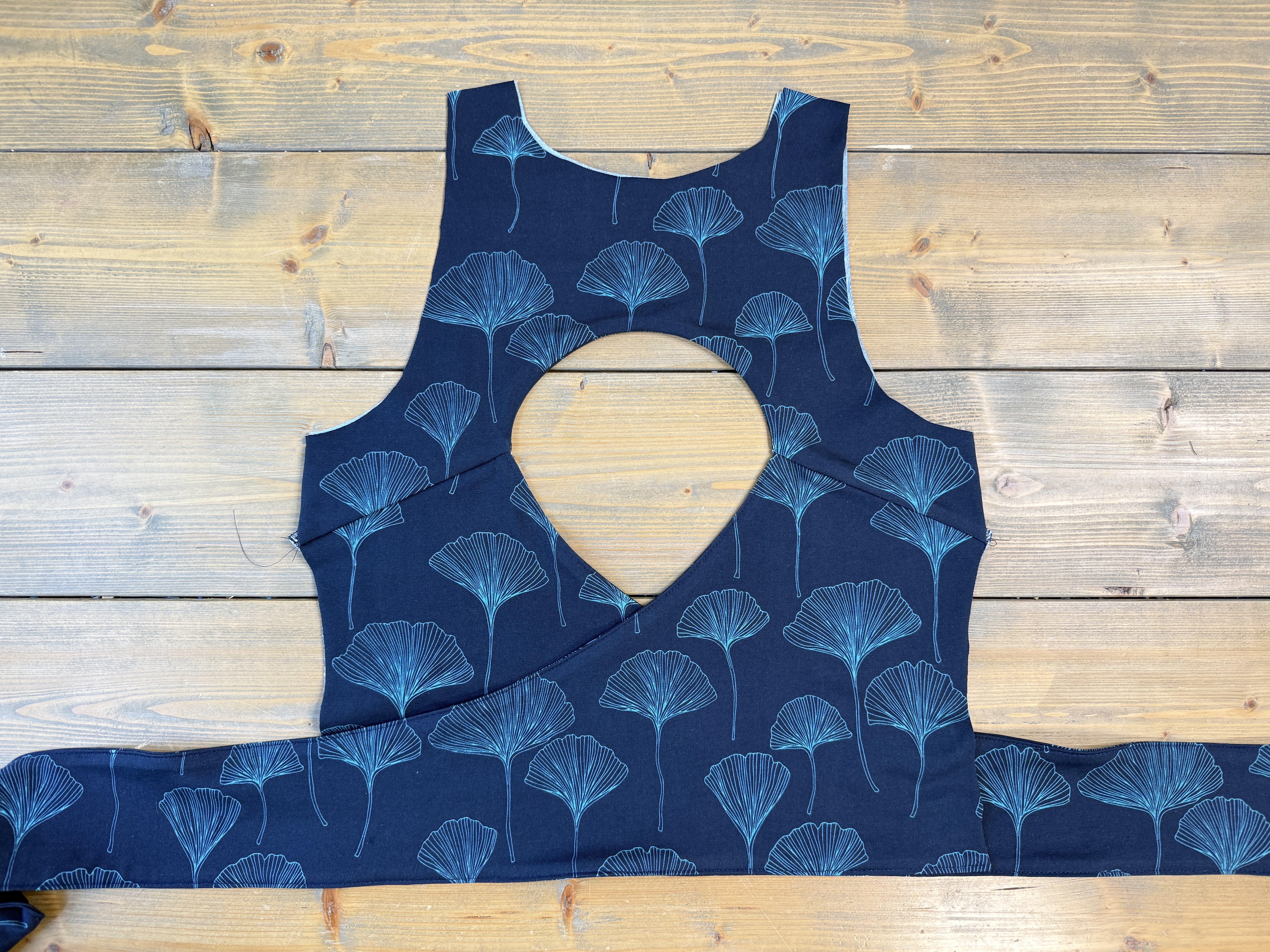 turn right sides of fabric out