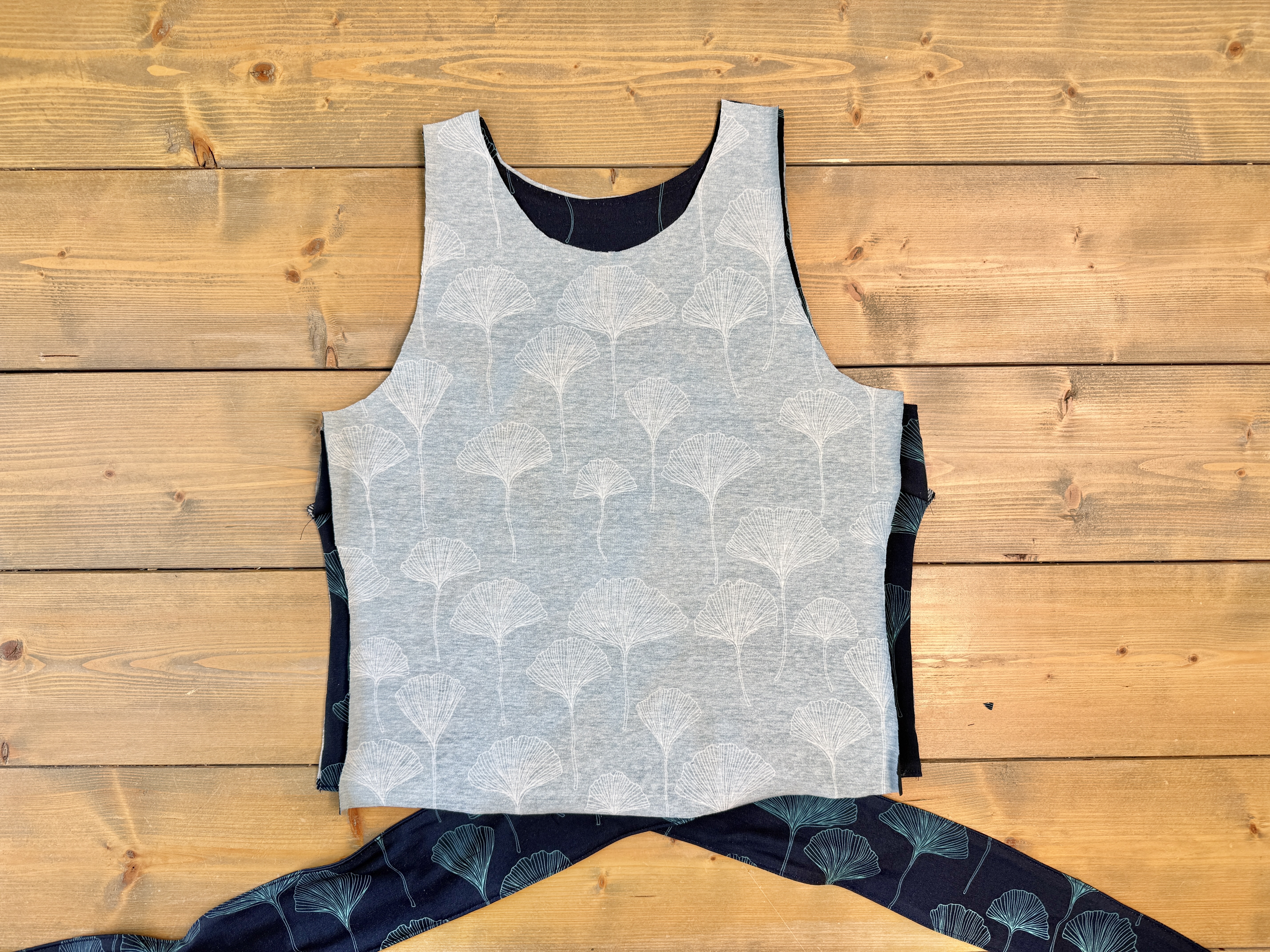 stitch together front and back pieces