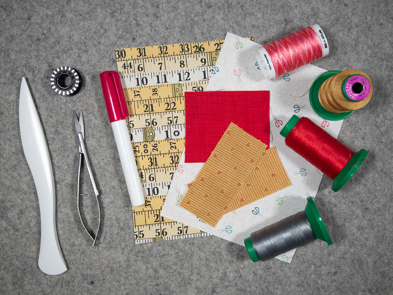 supplies needed laying out